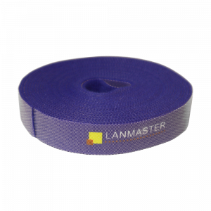 Хомут-липучка LANMASTER шириной 20 мм, 5 м